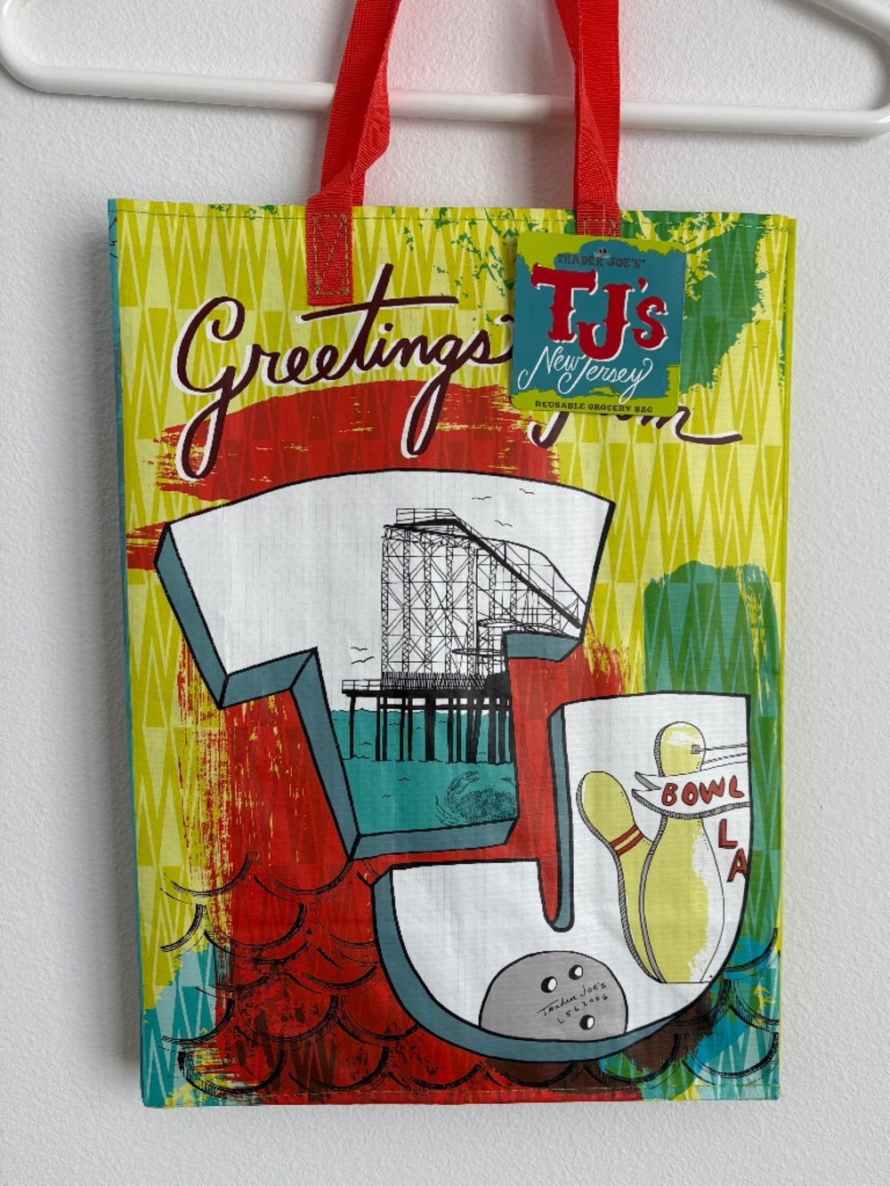 Trader Joes New Jersey Reusable Bag (NWT)